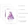 imageHAUS AND HUES Set of 3 Tropical Art Tropical Wall Art Boho Wall Art Paintings Boho Pictures Wall Decor Female Wall Decor Paintings Beige Frame 12x16Purple Glam Watercolor