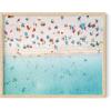 imageHAUS AND HUES Summer Ocean Surf Poster  Coastal Surboard Scene Wall Art  Made in the USA  Unframed 12x16 Aerial SurfAerial View