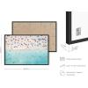 imageHAUS AND HUES Summer Ocean Surf Poster  Coastal Surboard Scene Wall Art  Made in the USA  Unframed 12x16 Aerial SurfAerial View