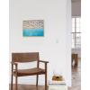 imageHAUS AND HUES Summer Ocean Surf Poster  Coastal Surboard Scene Wall Art  Made in the USA  Unframed 12x16 Aerial SurfAerial View
