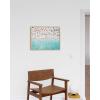 imageHAUS AND HUES Summer Ocean Surf Poster  Coastal Surboard Scene Wall Art  Made in the USA  Unframed 12x16 Aerial SurfAerial View