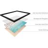 imageHAUS AND HUES Summer Ocean Surf Poster  Coastal Surboard Scene Wall Art  Made in the USA  Unframed 12x16 Aerial SurfAerial View