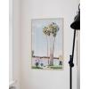 imageHAUS AND HUES Summer Ocean Surf Poster  Coastal Surboard Scene Wall Art  Made in the USA  Unframed 12x16 Aerial SurfCalifornia House