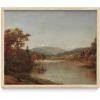 imageHAUS AND HUES Tuscany Wall Art  Frame Wall Art Collection for Bedroom and Country Decor Vintage Elegance French Charm and Timeless Tuscany Landscapes Walnut Frame 8x10Mountain