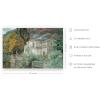 imageHAUS AND HUES Tuscany Wall Art  Frame Wall Art Collection for Bedroom and Country Decor Vintage Elegance French Charm and Timeless Tuscany Landscapes Walnut Frame 8x10Italy