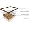 imageHAUS AND HUES Tuscany Wall Art  Frame Wall Art Collection for Bedroom and Country Decor Vintage Elegance French Charm and Timeless Tuscany Landscapes Walnut Frame 8x10Field