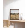 imageHAUS AND HUES Tuscany Wall Art  Frame Wall Art Collection for Bedroom and Country Decor Vintage Elegance French Charm and Timeless Tuscany Landscapes Walnut Frame 8x10Field