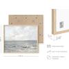 imageHAUS AND HUES Tuscany Wall Art  Frame Wall Art Collection for Bedroom and Country Decor Vintage Elegance French Charm and Timeless Tuscany Landscapes Walnut Frame 8x10Sea