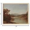 imageHAUS AND HUES Tuscany Wall Art  Frame Wall Art Collection for Bedroom and Country Decor Vintage Elegance French Charm and Timeless Tuscany Landscapes Walnut Frame 8x10Mountain