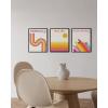 imageHAUS AND HUES Wall Art  Hippie Room Decor for Bedroom Aesthetic 12x16 inches Black Framed Premium QualityVintage City