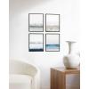 imageHAUS AND HUES Wall Art  Set of 4 Geometric BampampW Framed Posters  Modern Office Art Decor Abstract Shapes SemiGloss Finish 8x10 Inches Black FramedMulti Watercolor