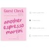 imageHaus and Hues Custom Guest Check Wall Poster  Customize a Trendy Guest Check Print by Uploading Your Own Text Perfect Aesthetic for Apartment College Dorm and Bedroom  Made in the USA With FrameUnframed