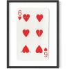 imageHAUS AND HUES Heart Wall Art  Retro Heart Poster Ideal for Themed Decor Cute Dorm Posters 12x16 UnframedCard
