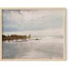 imageHAUS AND HUES Landscape Pictures  Frame Wall Art and Paintings for Farmhouse Decor Frenchinspired Landscapes and Antique Charm with Natures Timeless Beauty Beige Frame 16x20River