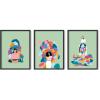 imageHAUS AND HUES Laundry Set of 312quotx16quot  Framed Black