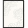 imageHAUS AND HUES Scandinavian Wall Art Abstract Art Prints  Mid Century Modern Art Wall Decor Contemporary Wall Art Abstract Bedroom Wall Art Minimal Art Black Frame 12x16Wood Lines