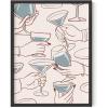 imageHAUS AND HUES Wine Wall Art  Elevate Your Space with Aesthetic Room Posters and Bar Art Wall Decor  Cocktail and Wine Art Prints for Stylish Home Bars 12x16 UnframedDrinks