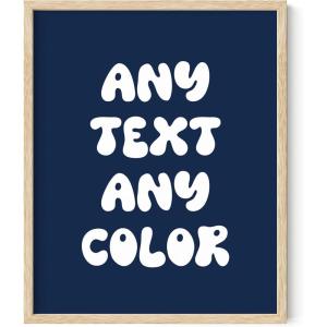 imageHAUS AND HUES Custom College University or City Poster  Represent Your Favorite College Town or City  Perfect Aesthetic for Apartment College Dorm and Bedroom  Made in the USA UnframedFramed