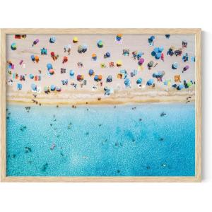 imageHAUS AND HUES Palm Springs Art Wall Decor  Made in the USA  Unframed 12x16 California HouseAerial View
