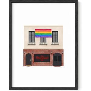 imageHAUS AND HUES Pride Artwork LGBTQ Decor Pride Sign Pride Month Decorations Rainbow Wall Art Gay Pride Decorations Pride Wall Art Gay Art Wall Art LGBT Art UNFRAMED Stonewall Inn 16x20Stonewall Inn