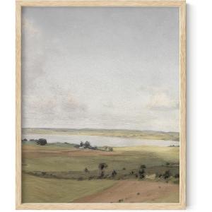 imageHAUS AND HUES Sailboat Wall Art  Vintage and Modern Frame Wall Art Collection Nautical wall art Landscape and Antique Inspired Pieces for Every Room Walnut Frame 8x10Paulsen