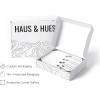 imageHAUS AND HUES Beach Posters  Set of 6 Beach Art Prints Coastal Wall Art Beige Frame 16x20Black and White