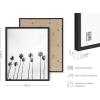 imageHAUS AND HUES Beach Posters  Set of 6 Beach Art Prints Coastal Wall Art Beige Frame 16x20Black and White