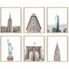 imageHAUS AND HUES Black and White Wall Art  Set of 4 City Map Pictures Paris Wall Decor New York City Wall Art London Art Print Los Angeles City Art Black Frame 11x14Landmark