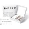 imageHAUS AND HUES Black and White Wall Art  Set of 4 City Map Pictures Paris Wall Decor New York City Wall Art London Art Print Los Angeles City Art Black Frame 11x14Landmark