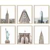 imageHAUS AND HUES Black and White Wall Art  Set of 4 City Map Pictures Paris Wall Decor New York City Wall Art London Art Print Los Angeles City Art Black Frame 11x14Landmark
