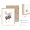 imageHAUS AND HUES Glam Luxury Sketch Daisy Jones Wall Art Set of 4 Unframed 16x20 Linen Art Prints for BedroomLuxury Sketches