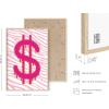 imageHAUS AND HUES Pink Posters Preppy Poster  Pink Posters for Room Aesthetic Preppy Paintings Dorm Wall Art for College Girls Cutesy Wall Decor Beige Frame 12x16Glam Money Sign