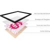 imageHAUS AND HUES Pink Posters Preppy Poster  Pink Posters for Room Aesthetic Preppy Paintings Dorm Wall Art for College Girls Cutesy Wall Decor Beige Frame 12x16Glam Money Sign