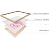 imageHAUS AND HUES Pink Posters Preppy Poster  Pink Posters for Room Aesthetic Preppy Paintings Dorm Wall Art for College Girls Cutesy Wall Decor Beige Frame 12x16Glam Cowgirl Hat