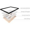 imageHAUS AND HUES Psalm 91 Wall Art  Bible Verse Wall Decor Religious Quotes Black Framed 24quotx36quotJesus