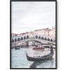 imageHaus ampamp Hues Love Wall Decor Red Love Sign  Love Wall Art Love Art Print Love Signs for Home Decor Love Word Art Self Love Posters Love Room Decor Love Installation Art Framed Black 24x36Rialto Bridge Gondola