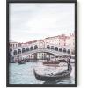 imageHaus ampamp Hues Love Wall Decor Red Love Sign  Love Wall Art Love Art Print Love Signs for Home Decor Love Word Art Self Love Posters Love Room Decor Love Installation Art Framed Black 24x36Rialto Bridge Gondola