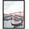 imageHaus ampamp Hues Love Wall Decor Red Love Sign  Love Wall Art Love Art Print Love Signs for Home Decor Love Word Art Self Love Posters Love Room Decor Love Installation Art Framed Black 24x36Rialto Bridge Gondola