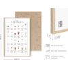 imageRipGrip Coffee Art Print  Cafe Shop and Coffee Bar Decor College Dorm Poster Room Wall Art for Girls Kitchen and Apartment Aesthetic Artwork Beige Frame 16x20Cocktail
