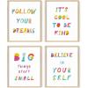 imageHAUS AND HUES Inspirational Quotes for Kids Unframed Superhero 11L x 14WMotivational