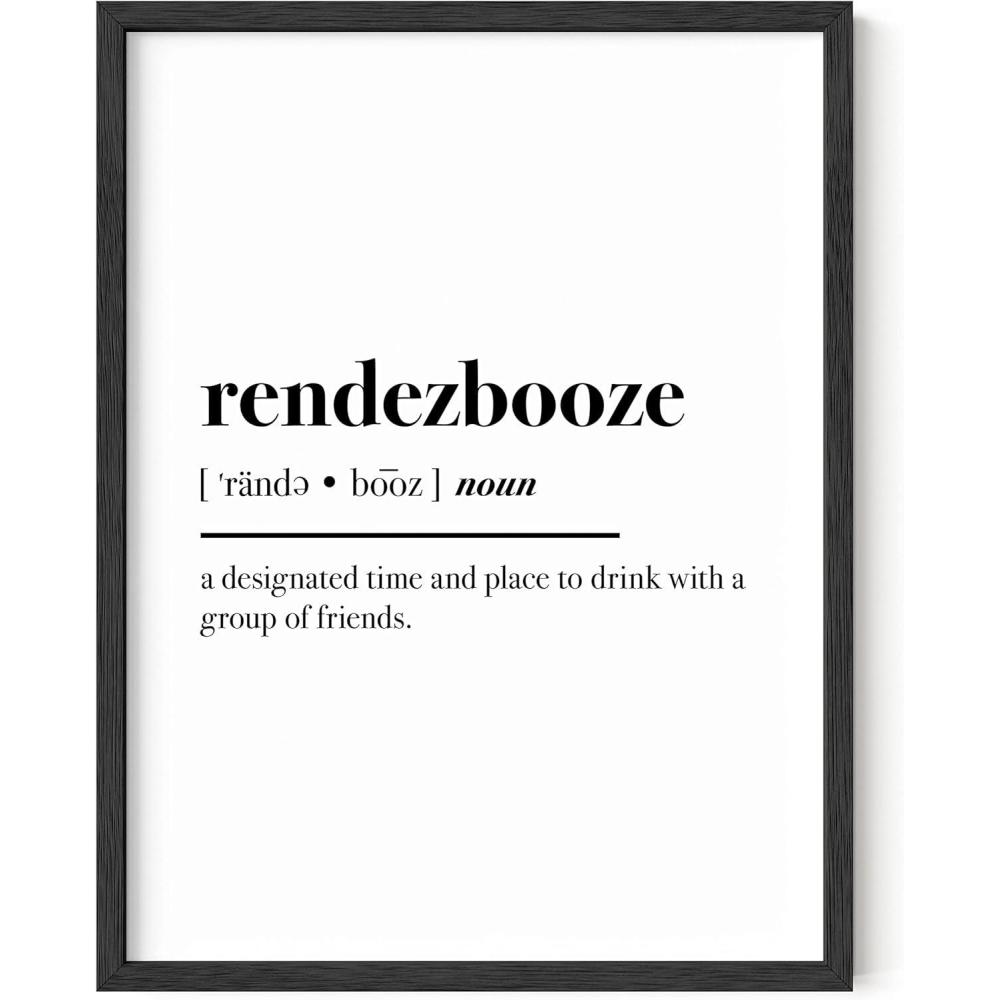 imageHAUS AND HUES Funny Quotes for Home Office Decor  Funny Home Decor ampamp Office Wall Decor for Women Funny Work from Home Gifts Funny Work Gifts Funny Wall Decor Black Framed 12x16Rendezbooze