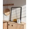 imageHAUS AND HUES Boho Framed Wall Art  Southwestern Geometric Sun Print Mid Century Modern Decor Black Frame 12x16Mid Century Sun