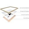 imageHAUS AND HUES Colorful Rain Graffiti Banksy Print  Street Art Wall Poster Ideal for Home and College Dorm Decor Beige Frame 24x36Banksy Flower Thrower