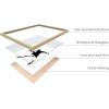 imageHAUS AND HUES Colorful Rain Graffiti Banksy Print  Street Art Wall Poster Ideal for Home and College Dorm Decor Beige Frame 24x36Banksy Flower Thrower