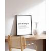 imageHAUS AND HUES Funny Quotes for Home Office Decor  Home ampamp Office Wall Women Work from Home Gifts  Home Office Black Framed 24x36 24x36 Black FramedJust Checking In