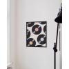 imageHAUS AND HUES Psychedelic Wall Art  Sun and Moon Poster Trippy Astrology ampamp Spiritual Wall Decor Psychedelic Sun and Moon Print Black Frame 24x36Vintage Discs