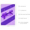 imageHAUS AND HUES Purple Pictures Wall Decor  Girls Wall Art for Bedroom Aesthetic Neon Posters Purple Wall Decor for Bedroom Black Framed 16x20Heart Glasses