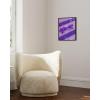 imageHAUS AND HUES Purple Pictures Wall Decor  Girls Wall Art for Bedroom Aesthetic Neon Posters Purple Wall Decor for Bedroom Black Framed 16x20Heart Glasses