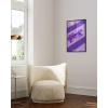 imageHAUS AND HUES Purple Pictures Wall Decor  Girls Wall Art for Bedroom Aesthetic Neon Posters Purple Wall Decor for Bedroom Black Framed 16x20Heart Glasses