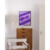 imageHAUS AND HUES Purple Pictures Wall Decor  Girls Wall Art for Bedroom Aesthetic Neon Posters Purple Wall Decor for Bedroom Black Framed 16x20Heart Glasses